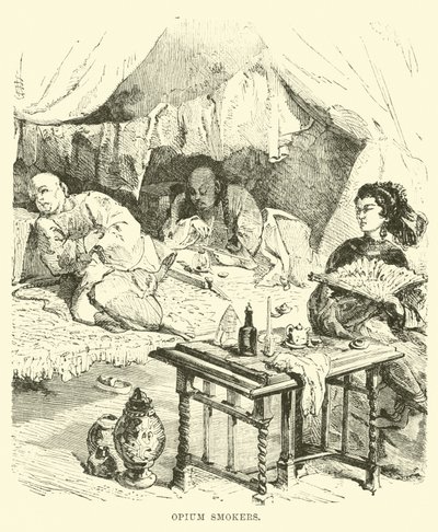 Ópiumdohányosok alkotó: English School
