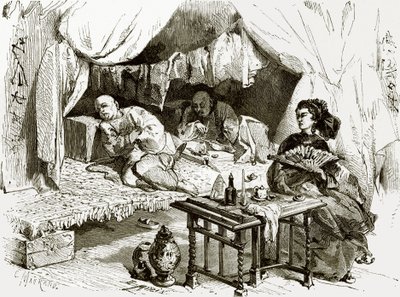 Ópium dohányosok alkotó: English School