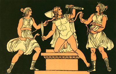 Orestes and the Furies alkotó: English School