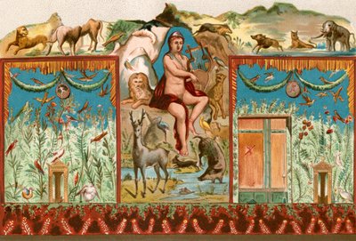 Orpheus elbűvöli az állatokat alkotó: English School