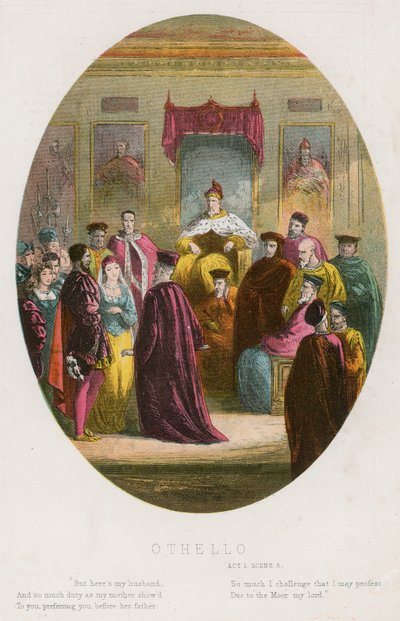 Othello, 1. felvonás iii alkotó: English School