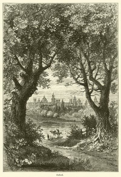 Oxford (metszet) alkotó: English School