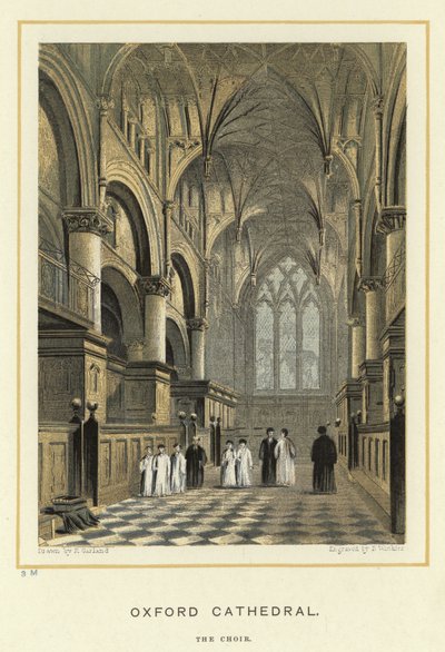 Oxford katedrális, a kórus alkotó: English School