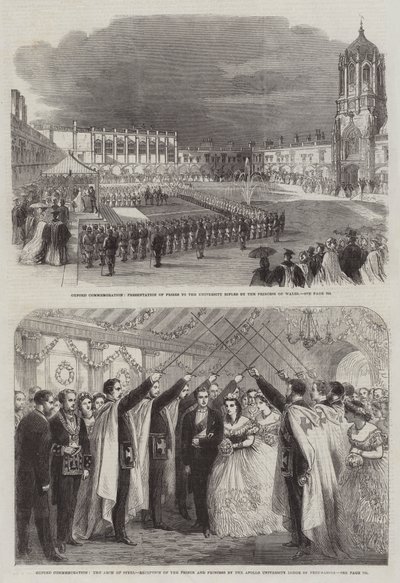 Oxfordi megemlékezés (metszet) alkotó: English School