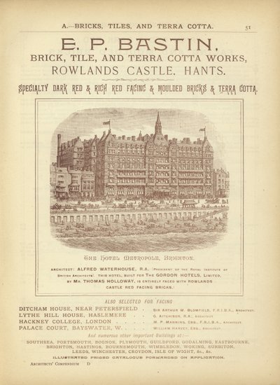 Oldal a The Architects, Surveyors and Engineers Compendium 1892-ből alkotó: English School