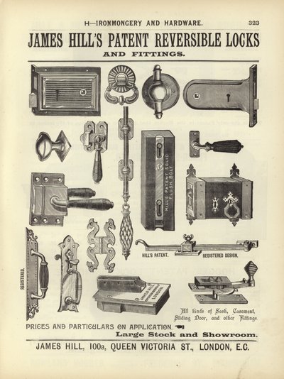 Oldal a The Architects, Surveyors and Engineers Compendium 1892-ből alkotó: English School