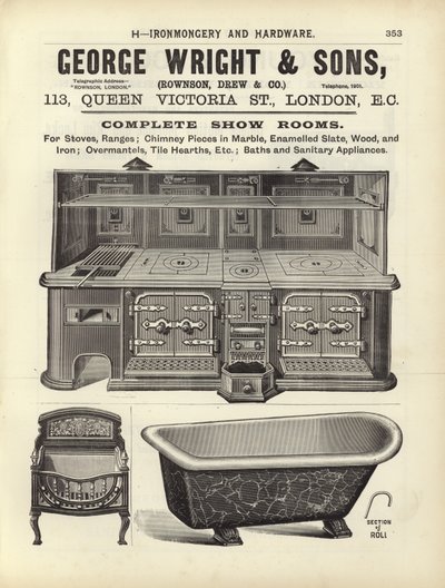 Oldal a The Architects, Surveyors and Engineers Compendium 1892-ből alkotó: English School