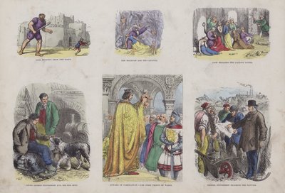Oldal a Vonzó képeskönyvből (színes metszet) alkotó: English School