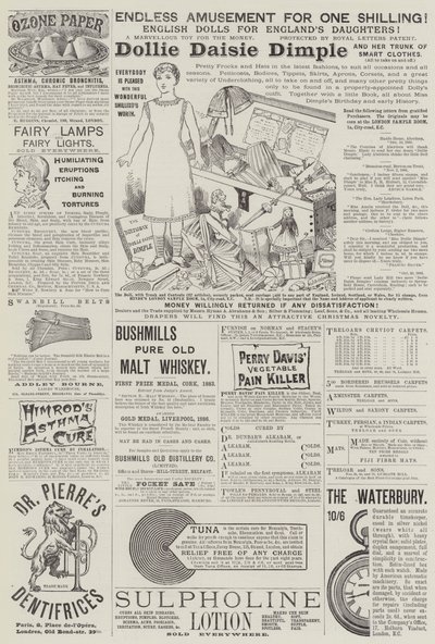 Hirdetések oldala (metszet) alkotó: English School