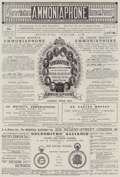 Hirdetések oldala (metszet) alkotó: English School