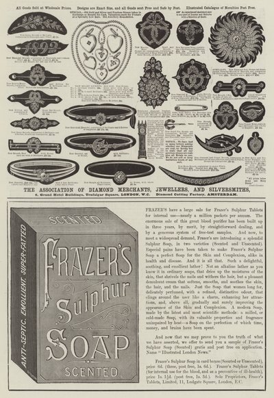 Seite mit Anzeigen von English School