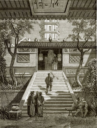 Pagode in Whampoa von English School