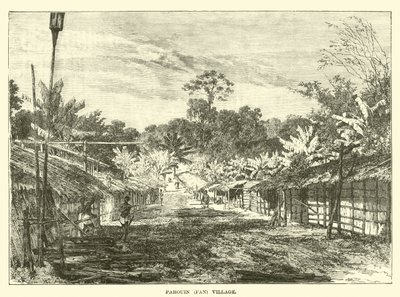 Pahouin (Fan) falu alkotó: English School