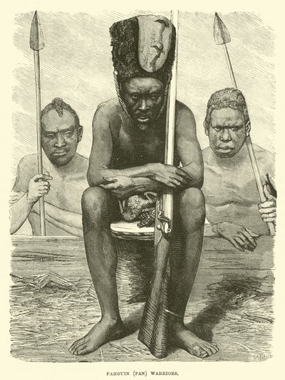 Pahouin (Fan) Krieger von English School