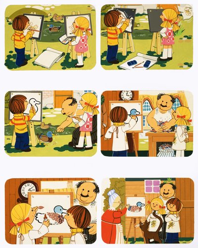 Kacsa festése alkotó: English School
