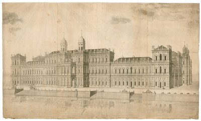 Whitehall palota. Megjelent 1748 alkotó: English School
