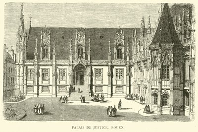 Törvényszék, Rouen, 1870. december alkotó: English School