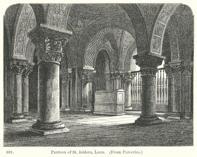 Szent Isidoró Panteonja, León (metszet) alkotó: English School