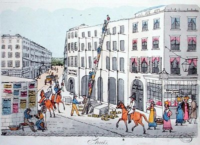 Párizsi utcák, Roger Bookem „De Paris a Douvres” című művéből alkotó: English School