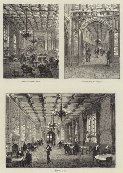 Parlamenti eljárás (metszet) alkotó: English School