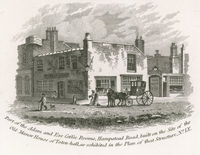 A Hampstead Road Adam and Eve kávézójának része alkotó: English School