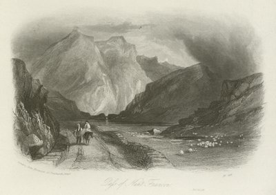 Nant Ffrancon hágója, Észak-Wales alkotó: English School