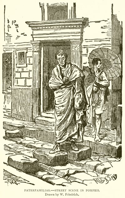 Paterfamilias. -- Utcai jelenet Pompejiben alkotó: English School