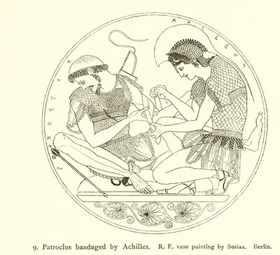 Patrokloszt Achilles kötözte be alkotó: English School