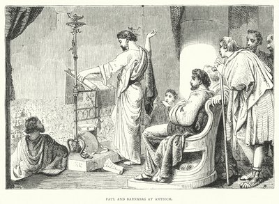 Paulus und Barnabas in Antiochia von English School