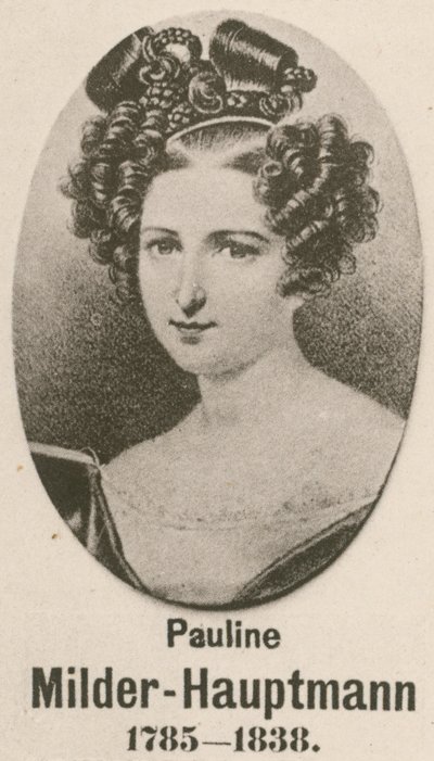 Pauline Milder-Hauptmann (mélynyomás) alkotó: English School