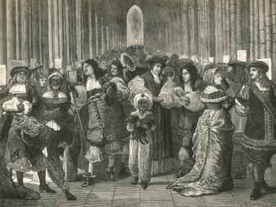 Pálos séta II. Károly király uralkodása idején alkotó: English School