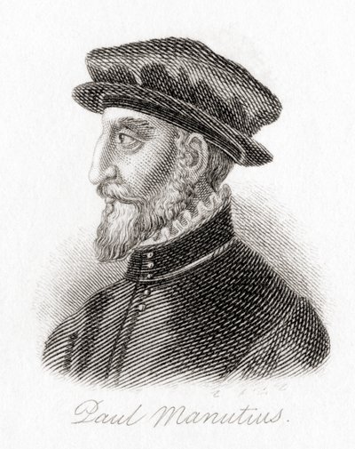 Paul Manutius alkotó: English School