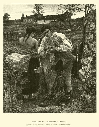 Damvillers parasztjai, Meuse alkotó: English School