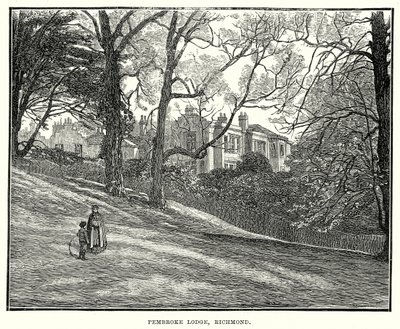 Pembroke Lodge, Richmond (metszet) alkotó: English School