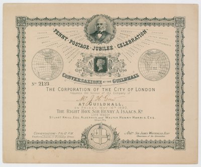 Penny Postage jubileumi ünnepség alkotó: English School