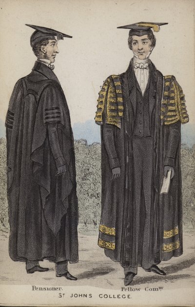 Pensoner, Commoner munkatárs, St Johns College alkotó: English School