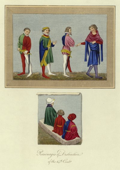 A 14. század jeles személyiségei alkotó: English School