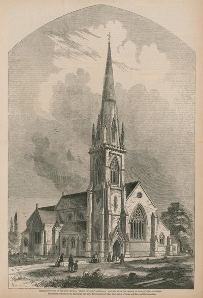 A Krisztus-templom perspektivikus képe alkotó: English School