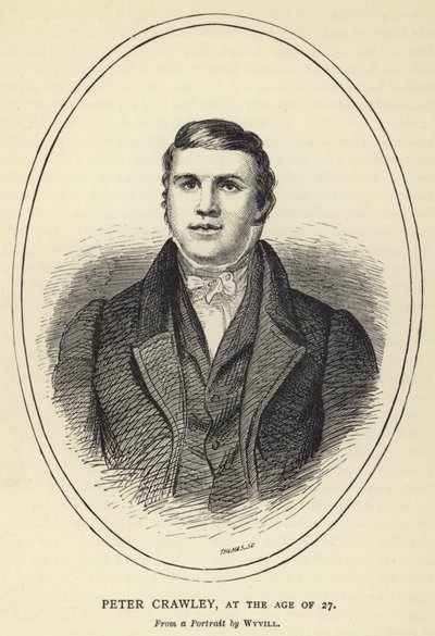 Peter Crawley, 27 évesen, Wyvill portréjából alkotó: English School
