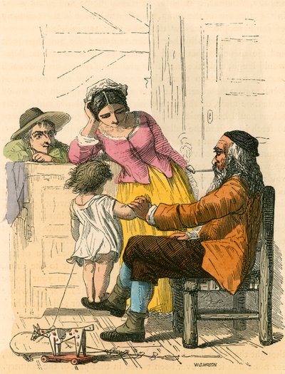 Péter játszik az unokájával alkotó: English School