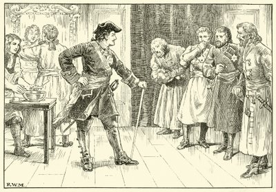 Nagy Péter leborotválja a nemeseket (tinta papíron) alkotó: English School