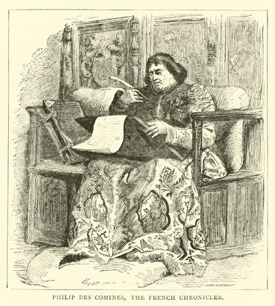 Philip des Comines, a francia krónikás alkotó: English School