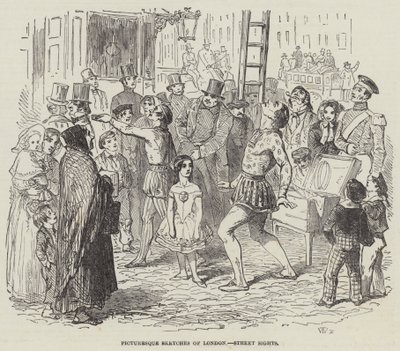 London festői vázlatai, utcai látnivalók (metszet) alkotó: English School