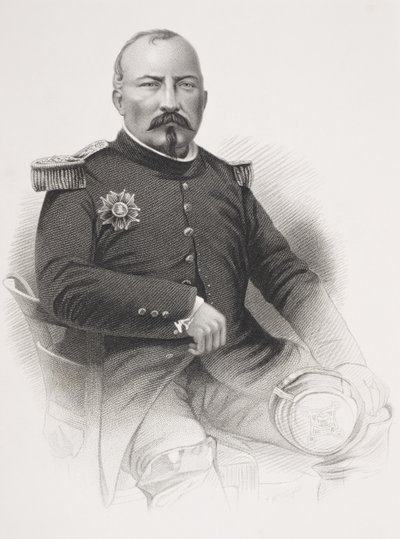 Pierre Francois Joseph Bosquet, a "Történelmi portrék galériájából", 1880 körül jelent meg. alkotó: English School