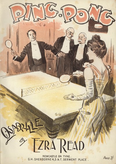 Ping Pong, Ezra Read quadrille (színes litó) alkotó: English School