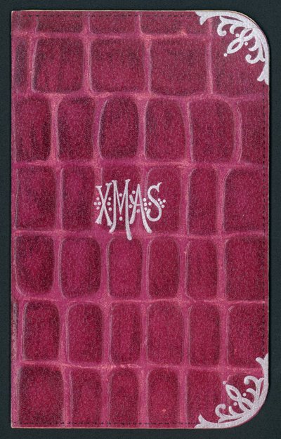 Rózsaszín karácsonyi pénztárca, karácsonyi kártya alkotó: English School