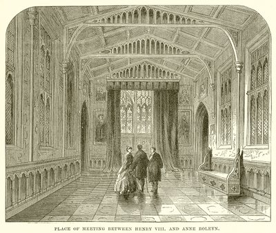 VIII. Henrik és Boleyn Anne találkozási helye alkotó: English School