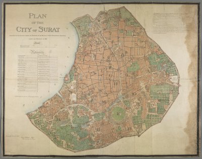 Surat város terve alkotó: English School