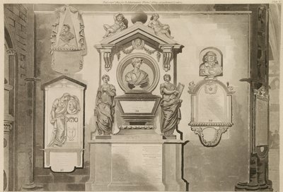 Poets Corner, Westminster Abbey, London alkotó: English School