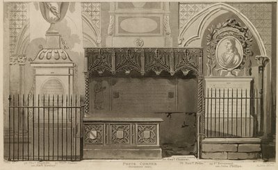 Poets Corner, Westminster Abbey, London alkotó: English School